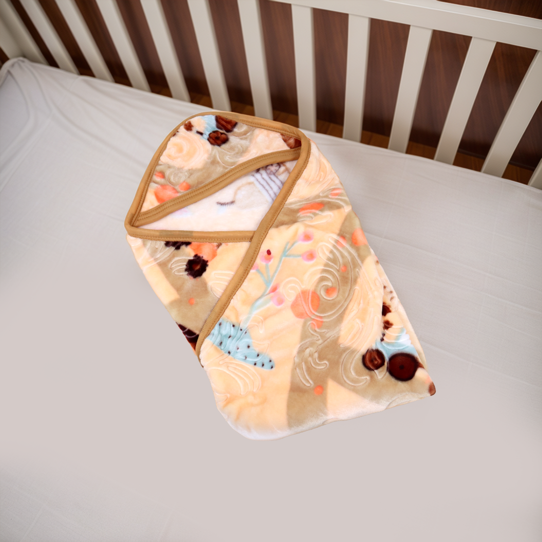 Baby Chic Baby Hood Blanket- Peachyhood