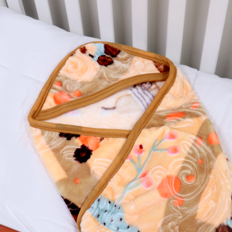 Baby Chic Baby Hood Blanket- Peachyhood