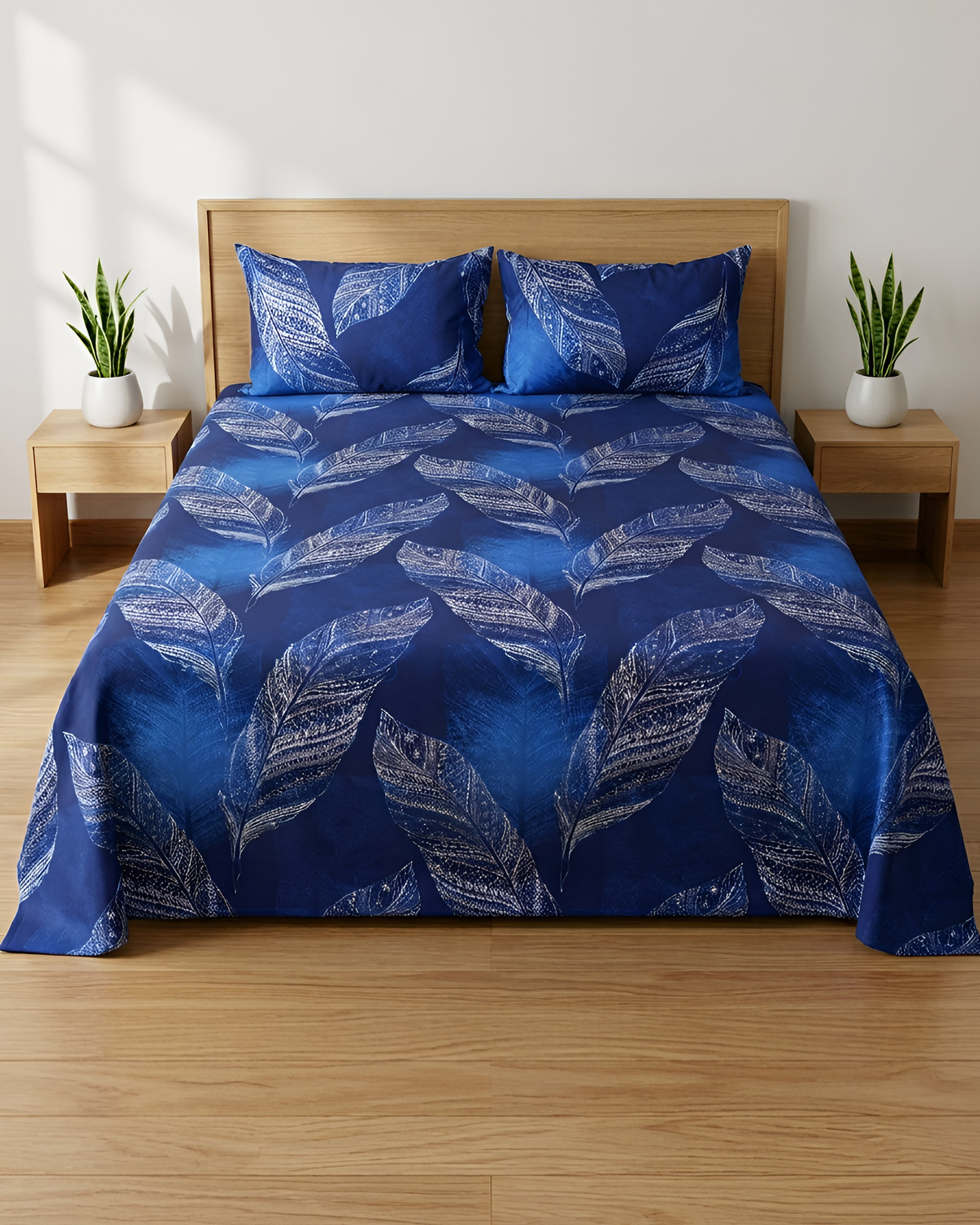 Bed Sheet Fantasy King Bed- Peacock