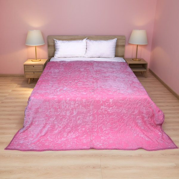 Moonlight King Bed Blanket - Pink