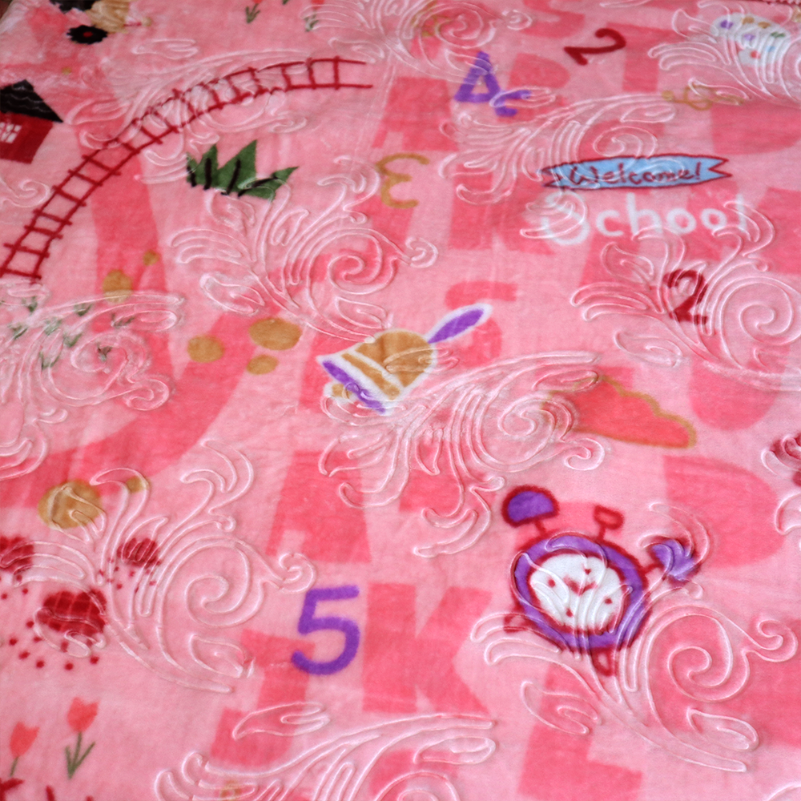 Sleepcare 1-Ply Single Bed Blanket - Blush