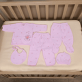 Baby Winter Suit Set 5 Pc - Light Pink