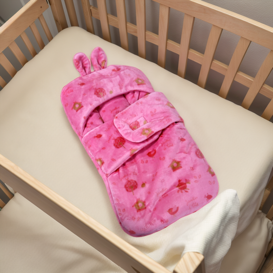 Cuddle Me 3D Mink Baby Carrier Nest-Blossom Pink