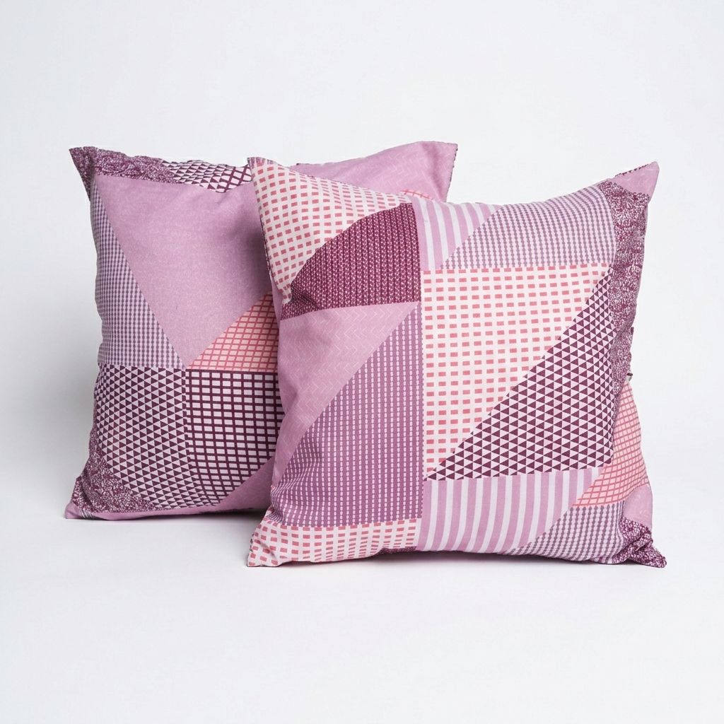 Printed Filled Cushions-Pink pop