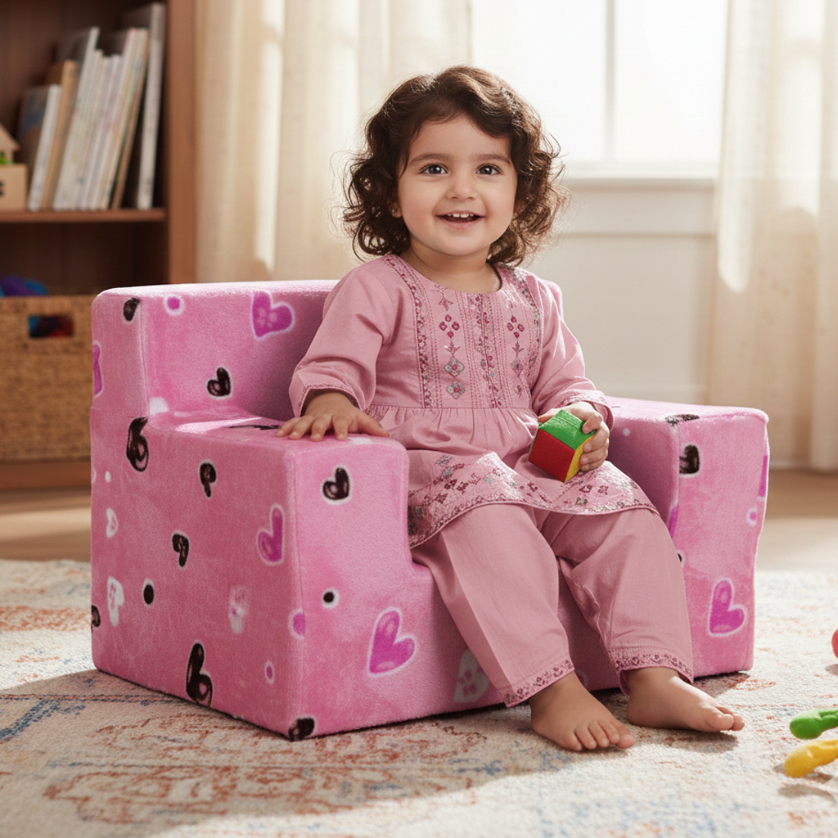 Little Lounger Baby Sofa - Pink