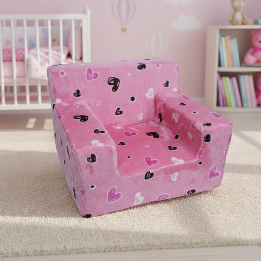 Little Lounger Baby Sofa - Pink