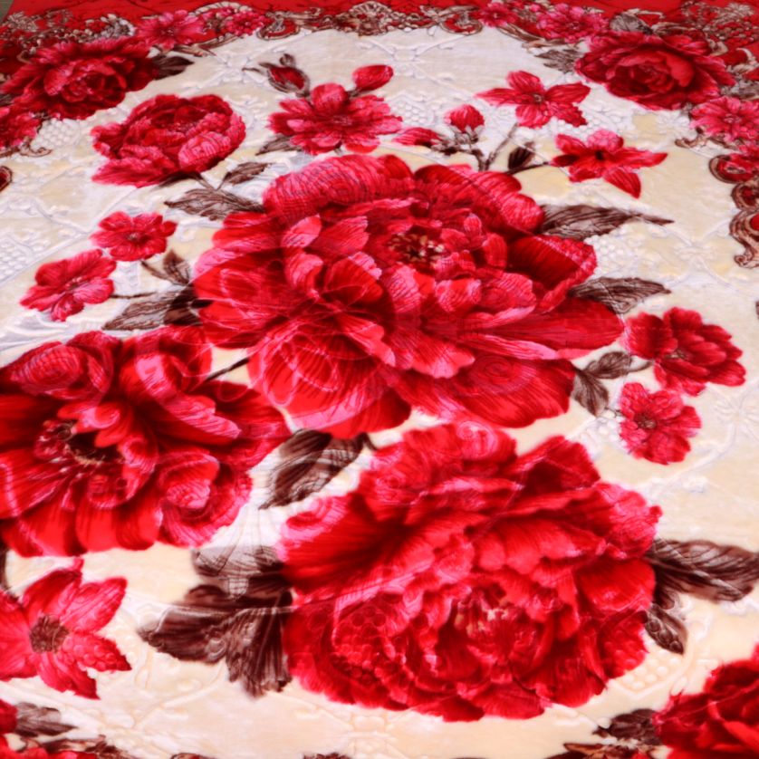 Super Duper 5KG 2-Ply Double Bed Blanket - Red