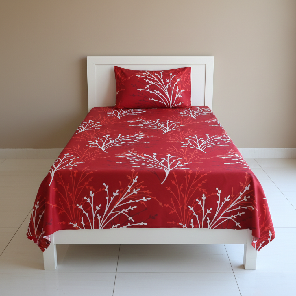 Fantasy Printed Single Bed Sheet-Redfrost