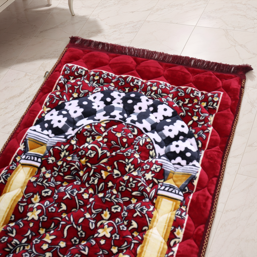 Kiswah Printed Prayer Mat-Claret