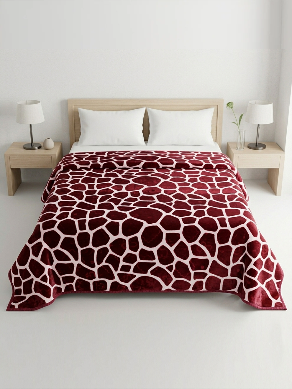 Wonder Flannel AC Blanket - Ruby