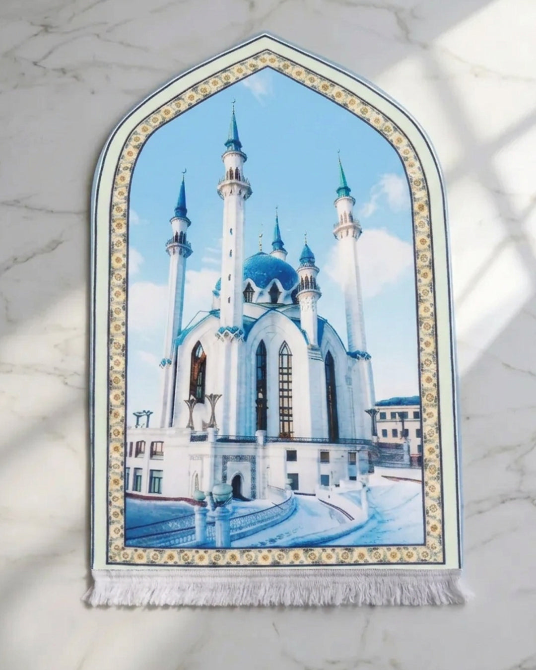 3D Janamaz Prayer Mat- Zarqaa