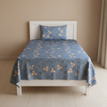 Fantasy Printed Single Bed Sheet-Voilet Hour