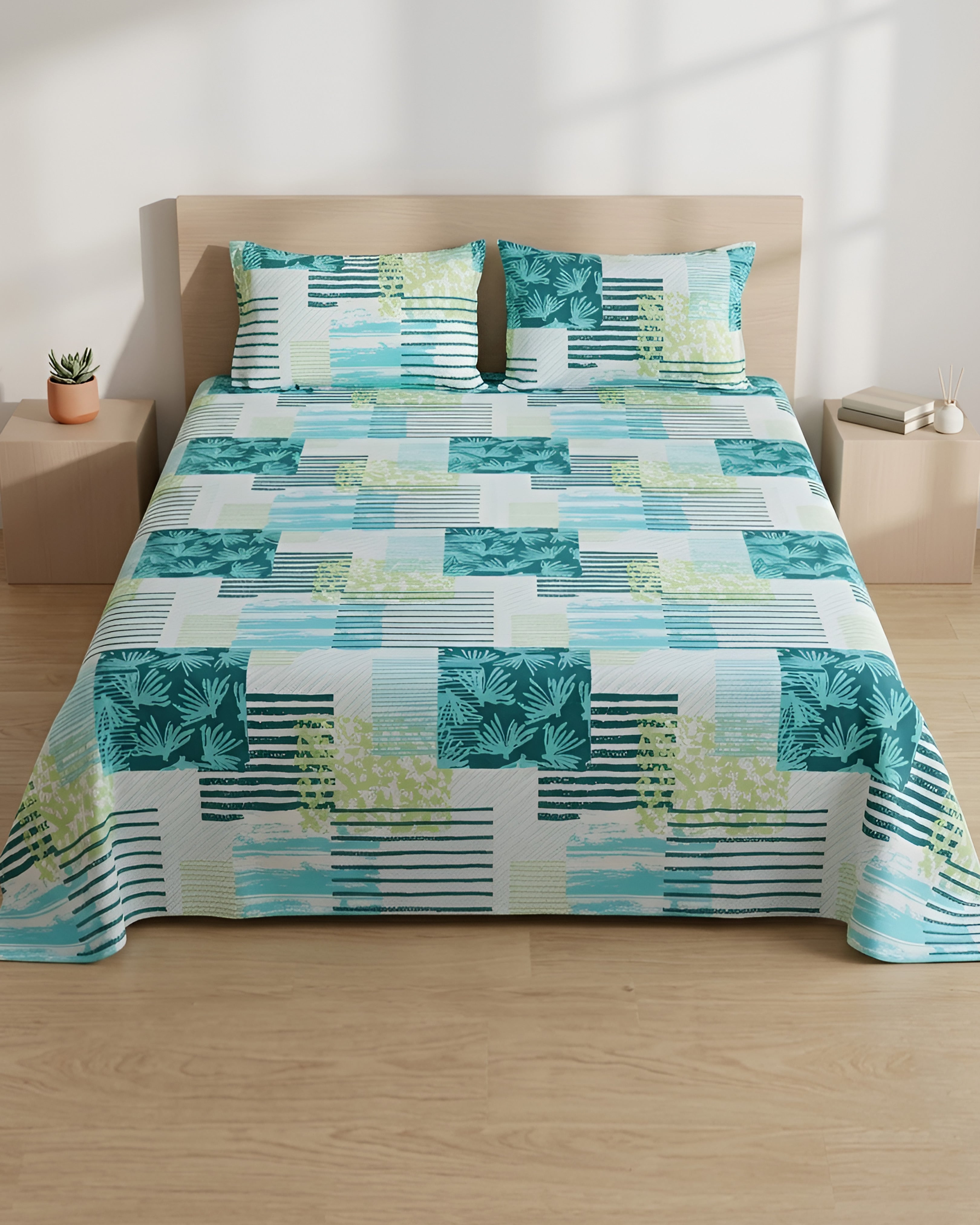 Bed Sheet Fantasy King Bed- Wave