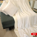 Sherpa Throw Blanket - White