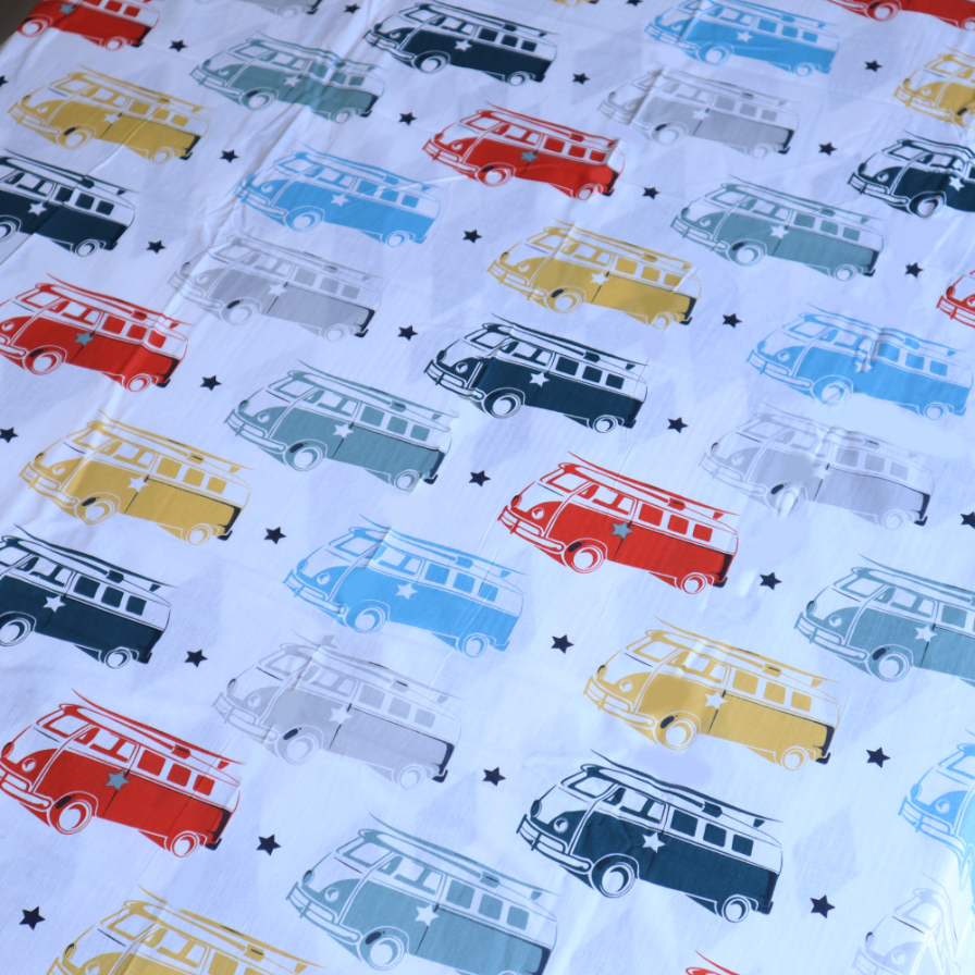 Pluto Kids Bedsheets Junior Size - Bedtime Bus