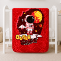 Cuddle Me Baby AC Flannel Blanket - Red Astro