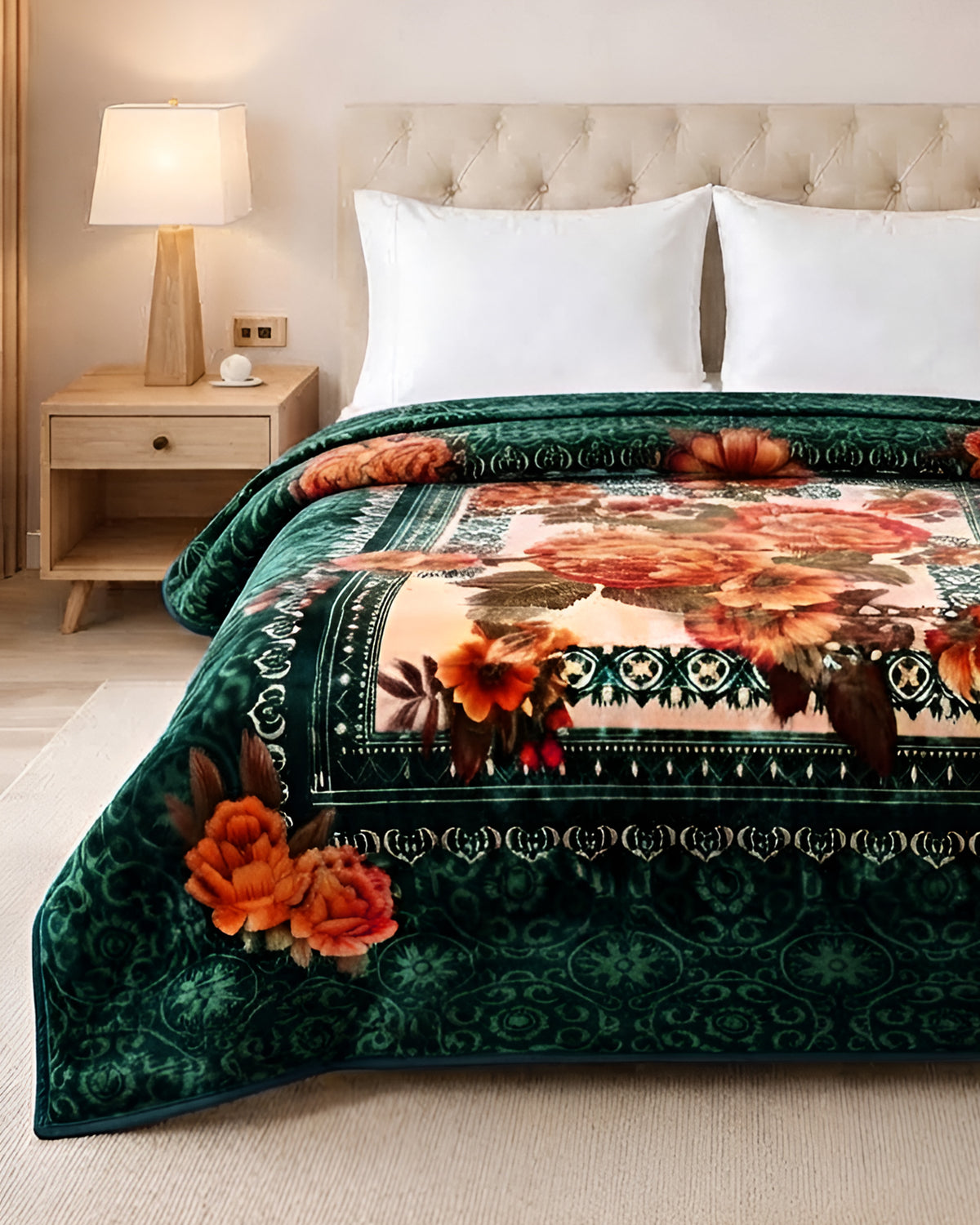 Purist Korea 5KG 2-Ply Double Bed Blanket - Mint Green
