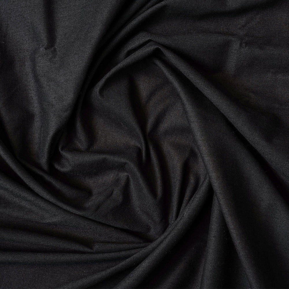 Blissful Bedsheets Double Bed (Solid Dyed) - Charcoal