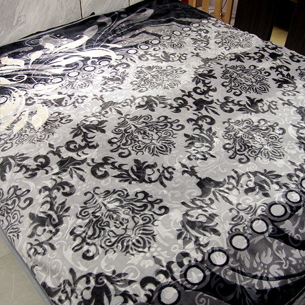 Double Bed Blankets- Heavy Weight Blanket- Artistic- Black