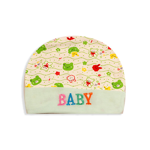 Newborn Baby Cap- Green