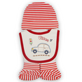 Baby Cap Set 3 Piece - Red Stripes