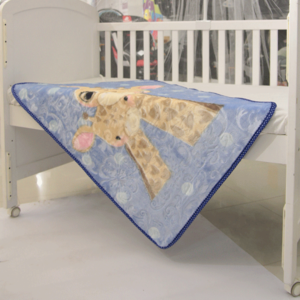 Kitten Cot Baby Blanket Hue