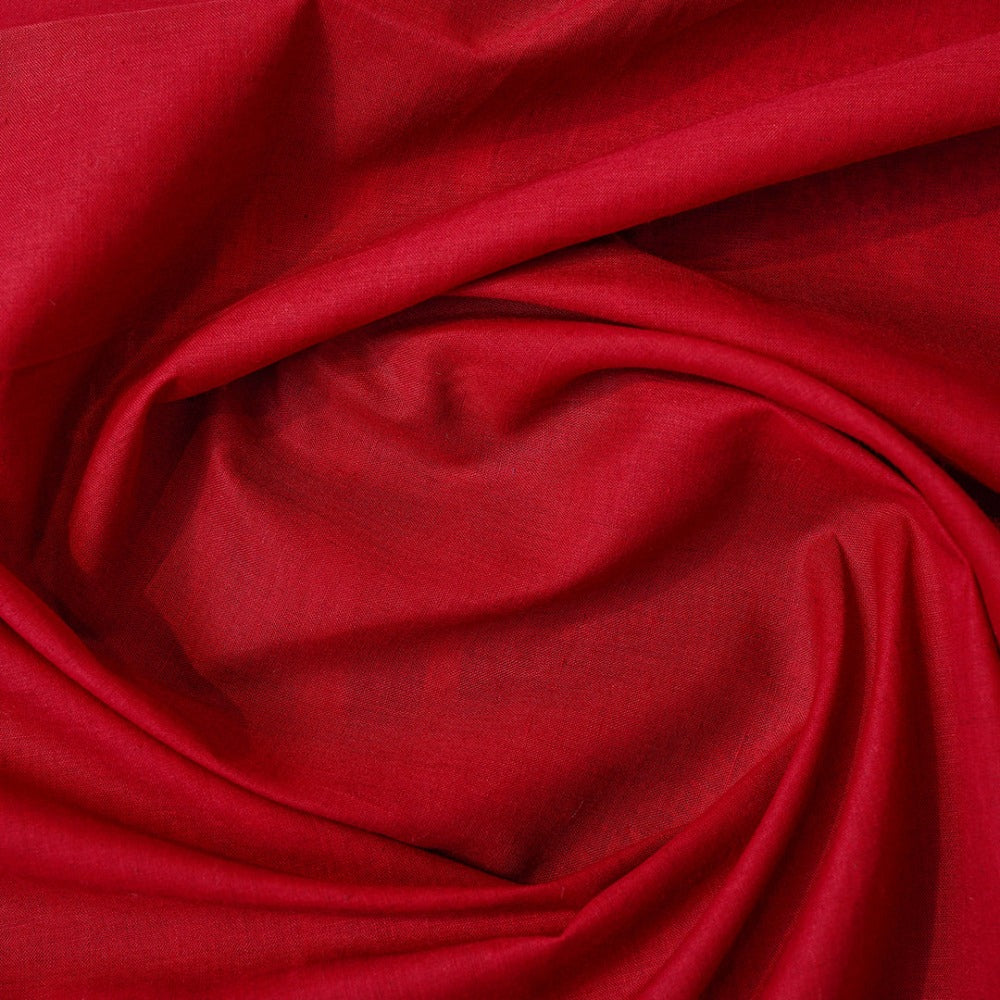 Blissful Bedsheets Double Bed (Solid Dyed) - Cherry