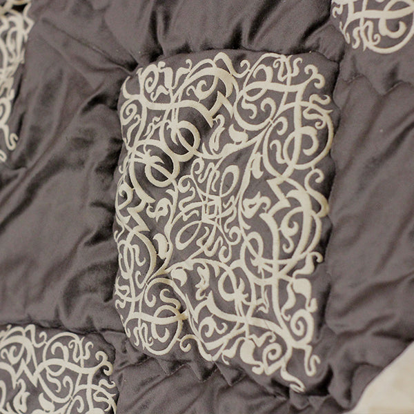 Mystica Velvet Bed Sets Design - Brown