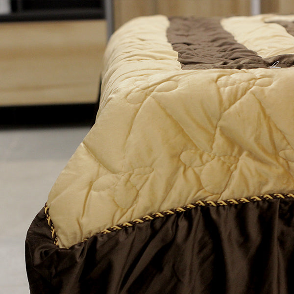 Mystica Velvet Bed Sets Design - Brown