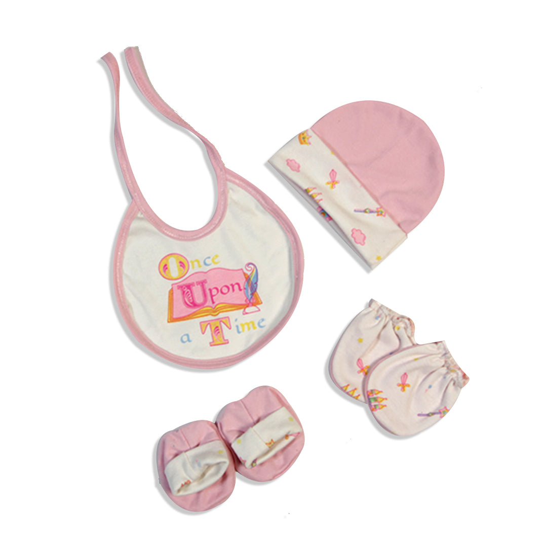 Newborn Baby Gift Set- 12 Pieces Set- Magic Village- Pink