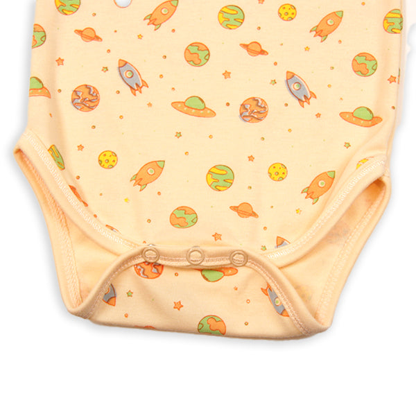 Romper for Baby Printed-Peach- Baby Boo