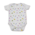 Printed Baby Romper-Blue - Baby Boo