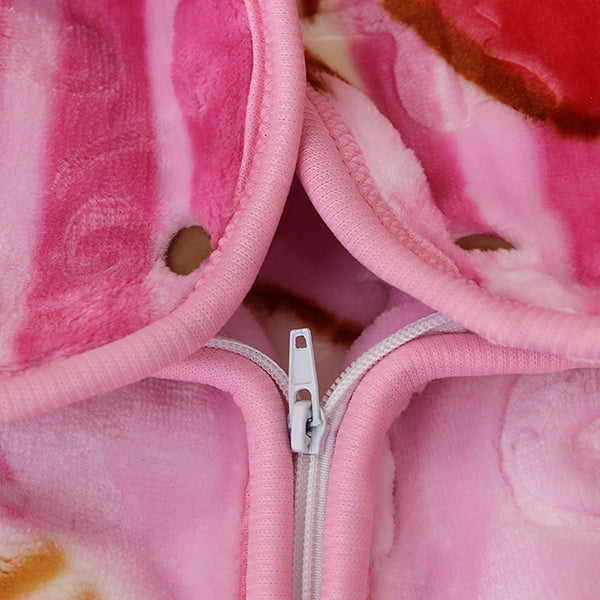 Baby Blanket Zipper-Tiny Tots Zipper-Pink Color